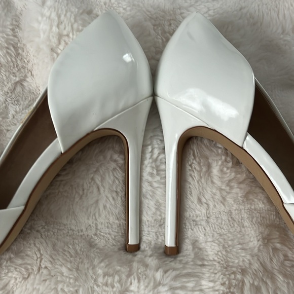 Mix no. 6 white patent heels size 9 - Picture 2 of 6